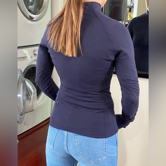 Lululemon navy blue half zip pullover - Picture 3 of 13